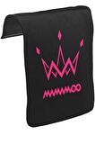 Mamamoo - Logo Crown Unisex Siyah Tak-Çıkar Postacı Çanta Kapağı CK-1162