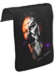 Metallica - James Microphone Unisex Siyah Tak-Çıkar Postacı Çanta Kapağı CK-117
