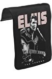 Elvis Presley - The Legend Unisex Siyah Tak-Çıkar Postacı Çanta Kapağı CK-1200