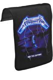 Metallica - Ride the Lightning Unisex Siyah Tak-Çıkar Postacı Çanta Kapağı CK-1201