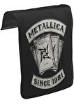 Metallica - Since 1981 Unisex Siyah Tak-Çıkar Postacı Çanta Kapağı CK-1217