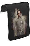 Narcos - Pablo Escobar Unisex Siyah Tak-Çıkar Postacı Çanta Kapağı CK-1220
