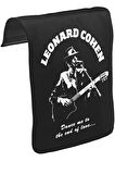 Leonard Cohen - End of.. Unisex Siyah Tak-Çıkar Postacı Çanta Kapağı CK-1224