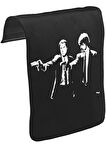 Pulp Fiction - That Scene Unisex Siyah Tak-Çıkar Postacı Çanta Kapağı CK-1321