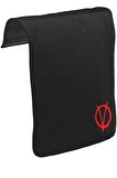 V for Vendetta - V logo Unisex Siyah Tak-Çıkar Postacı Çanta Kapağı CK-1324