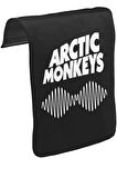 Arctic Monkeys - White Unisex Siyah Tak-Çıkar Postacı Çanta Kapağı CK-133