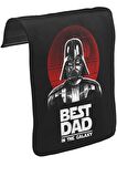 Star Wars - Best Dad Unisex Siyah Tak-Çıkar Postacı Çanta Kapağı CK-1356