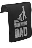 The Walking Dad Unisex Siyah Tak-Çıkar Postacı Çanta Kapağı CK-1501