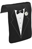 Damat - Groom Suit Unisex Siyah Tak-Çıkar Postacı Çanta Kapağı CK-1502