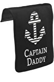 Captain Daddy II Unisex Siyah Tak-Çıkar Postacı Çanta Kapağı CK-1512