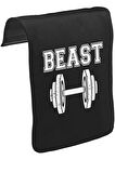 Beauty and the Beast - Beast Unisex Siyah Tak-Çıkar Postacı Çanta Kapağı CK-1542