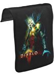 Diablo Unisex Siyah Tak-Çıkar Postacı Çanta Kapağı CK-155
