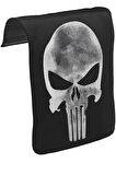 Punisher - Logo Unisex Siyah Tak-Çıkar Postacı Çanta Kapağı CK-156