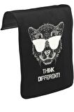 Think Different Unisex Siyah Tak-Çıkar Postacı Çanta Kapağı CK-1560