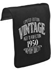 Vintage Premium 1950 Unisex Siyah Tak-Çıkar Postacı Çanta Kapağı CK-1572