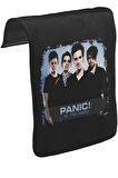 Panic! at the Disco Unisex Siyah Tak-Çıkar Postacı Çanta Kapağı CK-158