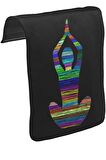 Yoga - Lines Unisex Siyah Tak-Çıkar Postacı Çanta Kapağı CK-1590