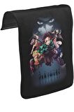 Demon Slayer Unisex Siyah Tak-Çıkar Postacı Çanta Kapağı CK-1610