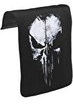 Punisher - Logo Punch Unisex Siyah Tak-Çıkar Postacı Çanta Kapağı CK-1645