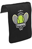 Tenis Şampiyonası Unisex Siyah Tak-Çıkar Postacı Çanta Kapağı CK-1724