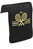 Tenis - Lover Unisex Siyah Tak-Çıkar Postacı Çanta Kapağı CK-1725