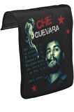 Che Guevara - Smoke Unisex Siyah Tak-Çıkar Postacı Çanta Kapağı CK-18