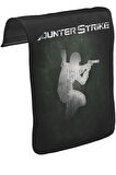 Counter Strike Unisex Siyah Tak-Çıkar Postacı Çanta Kapağı CK-217