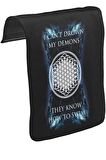 Bring me the Horizon - My Demons Unisex Siyah Tak-Çıkar Postacı Çanta Kapağı CK-234