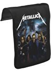 Metallica - İstanbul Unisex Siyah Tak-Çıkar Postacı Çanta Kapağı CK-323