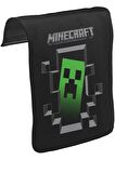 Minecraft Unisex Siyah Tak-Çıkar Postacı Çanta Kapağı CK-333