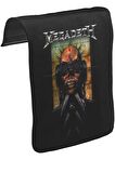 Megadeth - Vic V Unisex Siyah Tak-Çıkar Postacı Çanta Kapağı CK-346