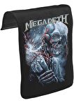 Megadeth Unisex Siyah Tak-Çıkar Postacı Çanta Kapağı CK-38