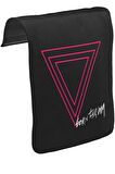 Lady Gaga - Born this Way Logo Unisex Siyah Tak-Çıkar Postacı Çanta Kapağı CK-390
