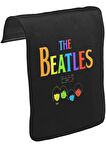 The Beatles Unisex Siyah Tak-Çıkar Postacı Çanta Kapağı CK-405