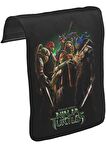 Ninja Turtles Unisex Siyah Tak-Çıkar Postacı Çanta Kapağı CK-408