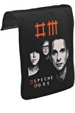 Depeche Mode Unisex Siyah Tak-Çıkar Postacı Çanta Kapağı CK-419