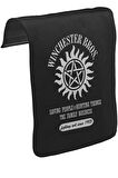 Supernatural - Winchester Bros. Unisex Siyah Tak-Çıkar Postacı Çanta Kapağı CK-431