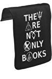 They are not Only Books Unisex Siyah Tak-Çıkar Postacı Çanta Kapağı CK-535