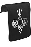 Multifandom Symbols Unisex Siyah Tak-Çıkar Postacı Çanta Kapağı CK-543