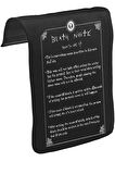 Death Note - How to Use It Unisex Siyah Tak-Çıkar Postacı Çanta Kapağı CK-551