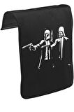 Star Wars & Pulp Fiction Unisex Siyah Tak-Çıkar Postacı Çanta Kapağı CK-572