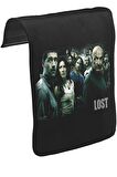 Lost Unisex Siyah Tak-Çıkar Postacı Çanta Kapağı CK-599