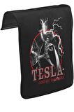 Tesla - God of Thunder Unisex Siyah Tak-Çıkar Postacı Çanta Kapağı CK-681