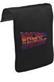 Back to the Future - Logo Unisex Siyah Tak-Çıkar Postacı Çanta Kapağı CK-701