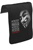 Vandetta - Freedom Unisex Siyah Tak-Çıkar Postacı Çanta Kapağı CK-774