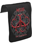 HIM - The Sacrement Unisex Siyah Tak-Çıkar Postacı Çanta Kapağı CK-82