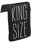 King Size Unisex Siyah Tak-Çıkar Postacı Çanta Kapağı CK-839