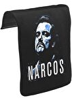 Narcos Unisex Siyah Tak-Çıkar Postacı Çanta Kapağı CK-867