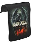 Overkill - Iron Bound Unisex Siyah Tak-Çıkar Postacı Çanta Kapağı CK-88