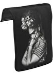 Frida Kahlo Unisex Siyah Tak-Çıkar Postacı Çanta Kapağı CK-888